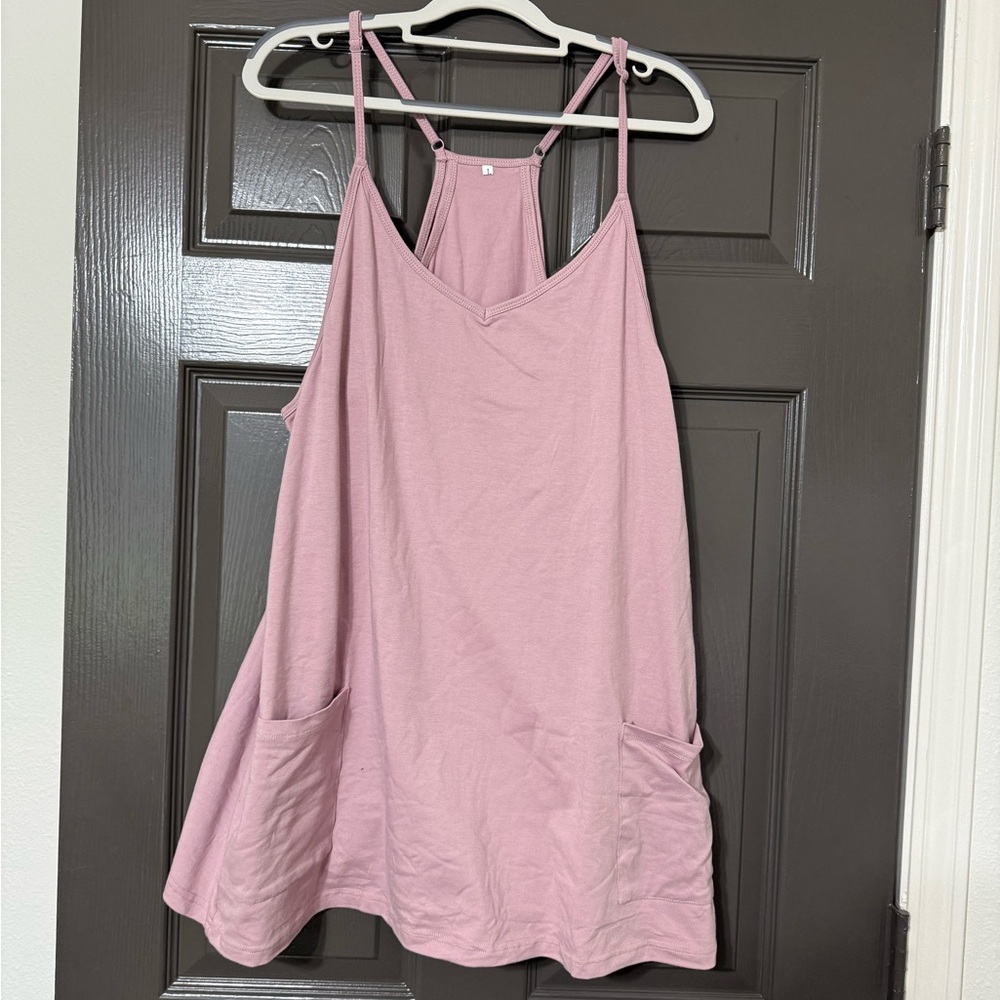 Women's Pink Sleeveless dress/romper